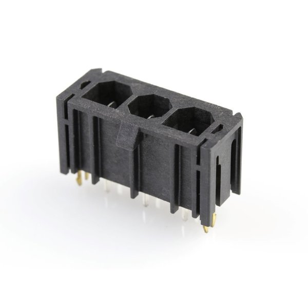 Molex Rectangular Power Connector, 3 Contact(S), Male, Solder Terminal, Receptacle 431602103